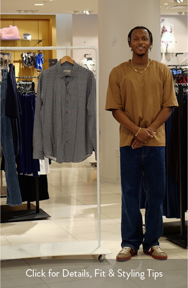 James OoohCotton<sup>®</sup> Geo Button-Up Shirt, sales video thumbnail