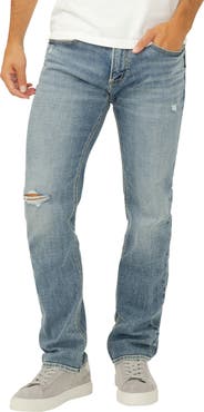 Silver Jeans Co. Allan Ripped Straight Leg Jeans