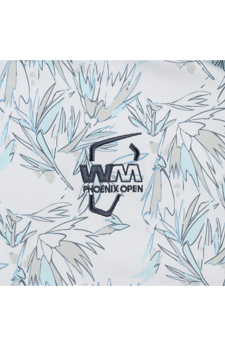 AHEAD Men's Ahead  White WM Phoenix Open Hobbs Polo, Alternate, color, White