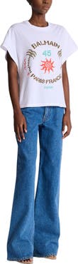 Balmain T-shirt with Balmain Club print