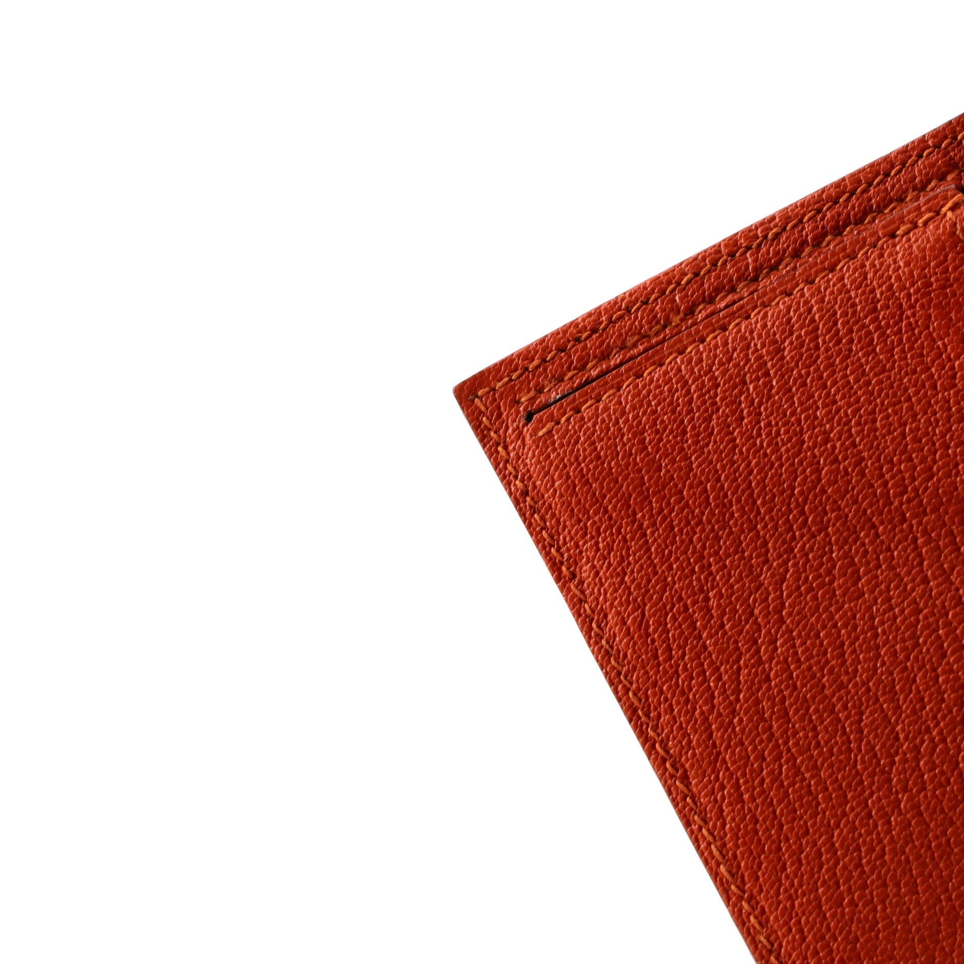 Pre-Owned Hermes Bearn Wallet Chevre Mysore Long, Alternate, color, Feu