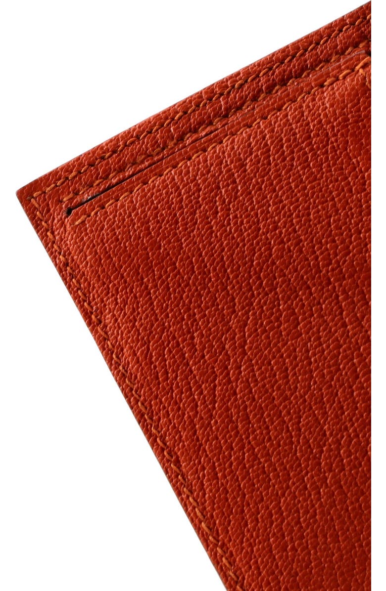 Pre-Owned Hermes Bearn Wallet Chevre Mysore Long, Alternate, color, Feu