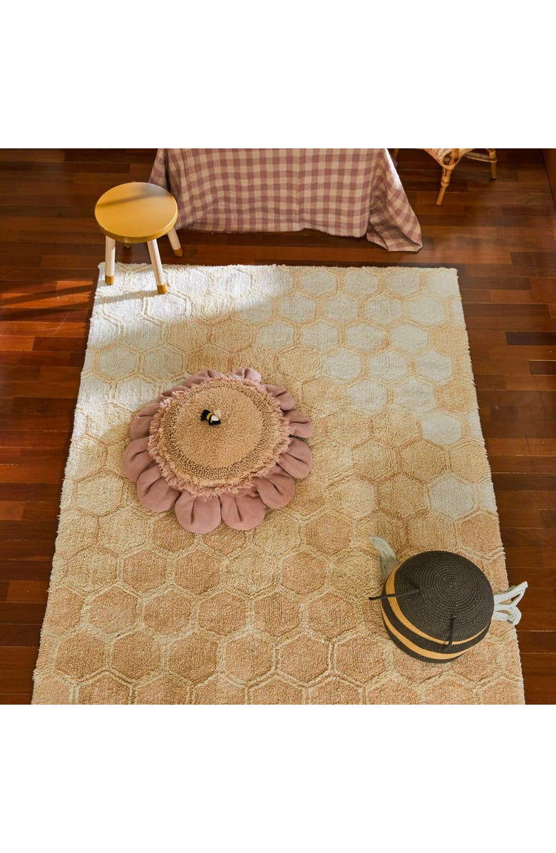 Lorena Canals Washable Rug Sweet Honey, Alternate, color, Ivory, Vanilla, Golden
