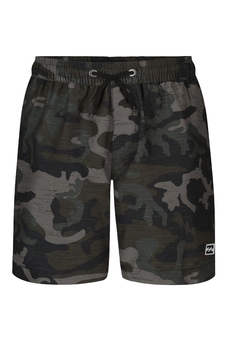 Kids' All Day Layback Swim Trunks, Main, color, CHARCOAL
