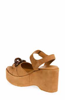 Lady Ankle Strap Platform Wedge Sandal
