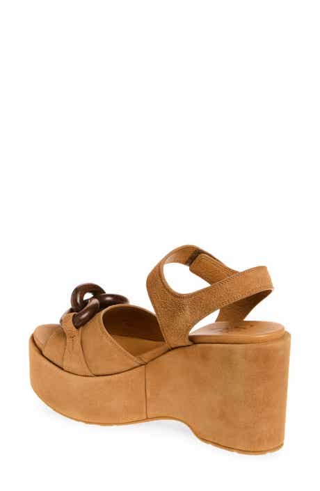 Lady Ankle Strap Platform Wedge Sandal