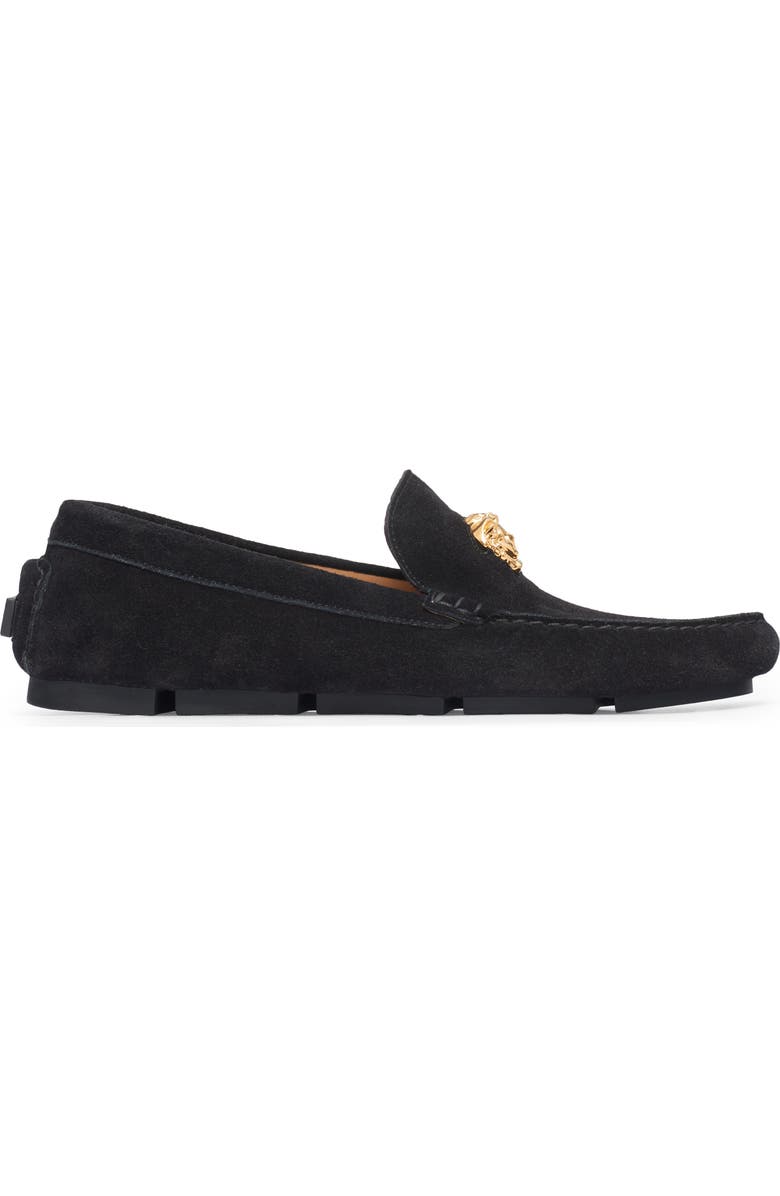 Versace Medusa Driving Shoe, Alternate, color,