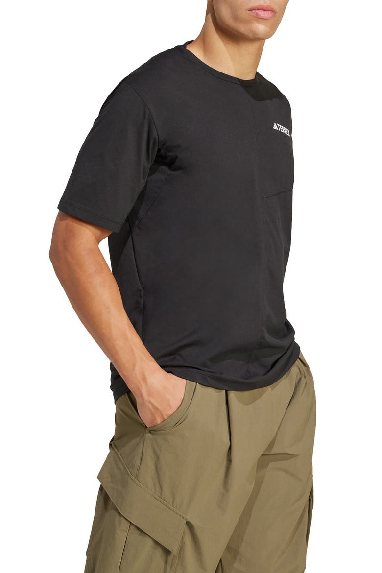 Terrex Tech T-Shirt, Alternate, color, BLACK