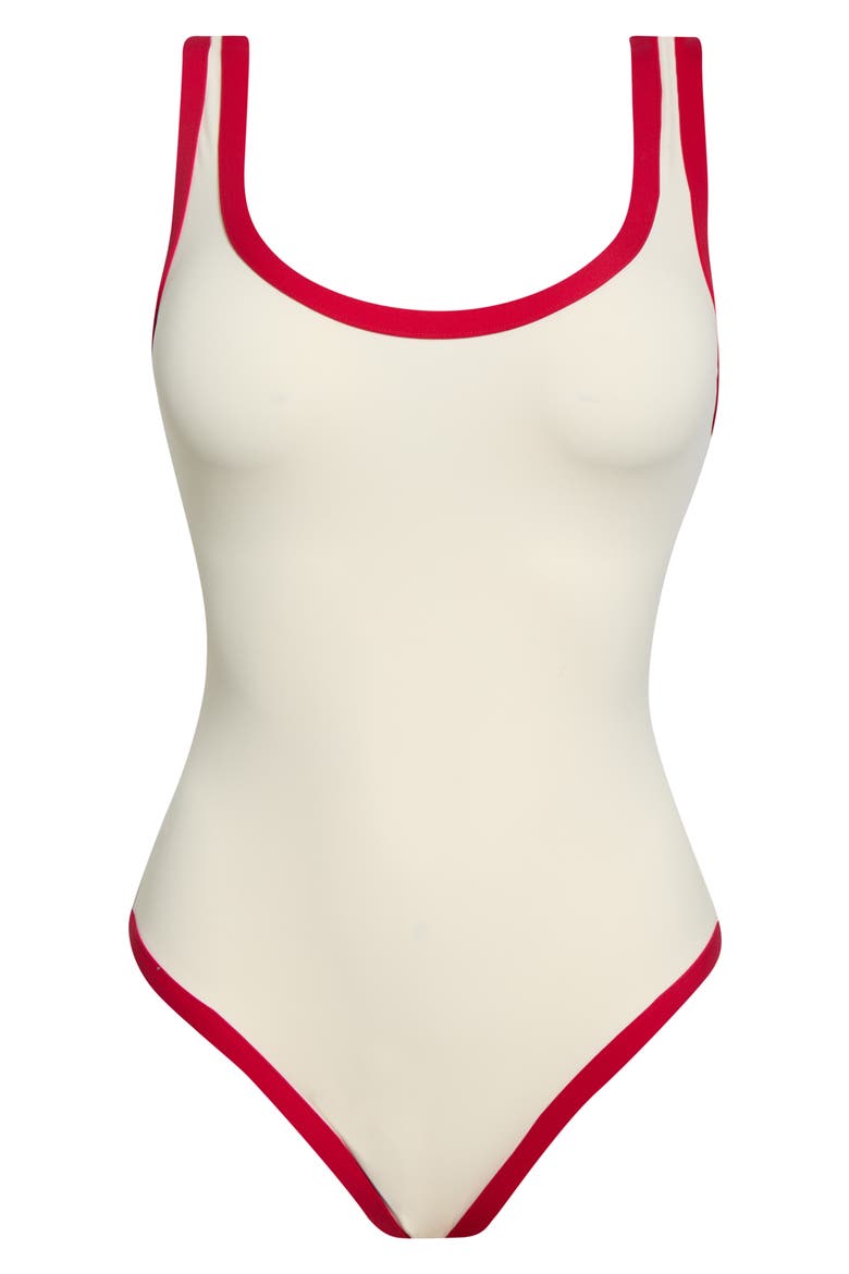 Joy One-Piece Swimsuit, Main, color, FIOR LIPSTICK