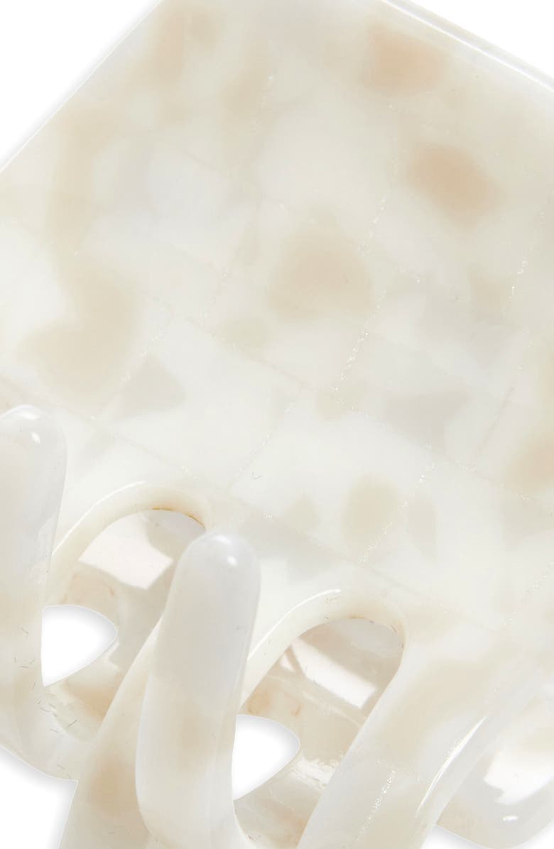 France Luxe Medium Gallery Jaw Clip, Alternate, color, Coconut Milk