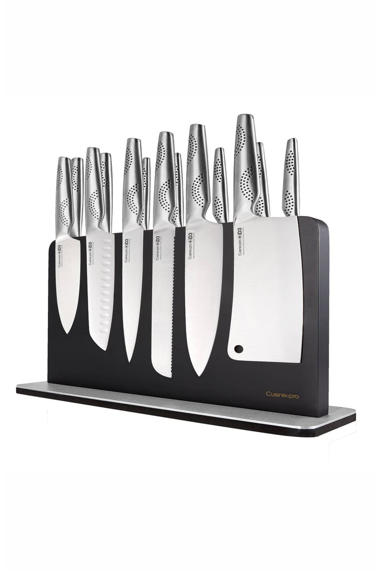 iD3® 14-Piece Kachi Knife Block, Main, color, Silver