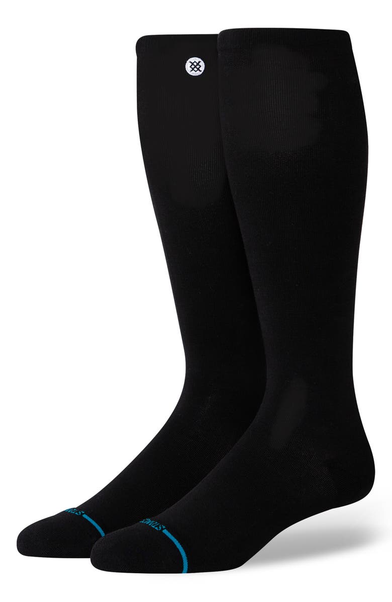 Stance Icon Compression Over The Calf Socks, Main, color, Black