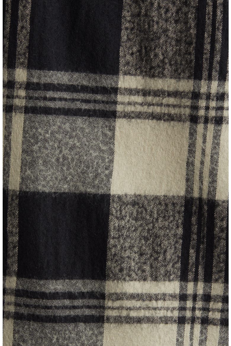 Spring Plaid Zip Shirt Jacket, Alternate, color, SMOKE BEIGE/ NOIR