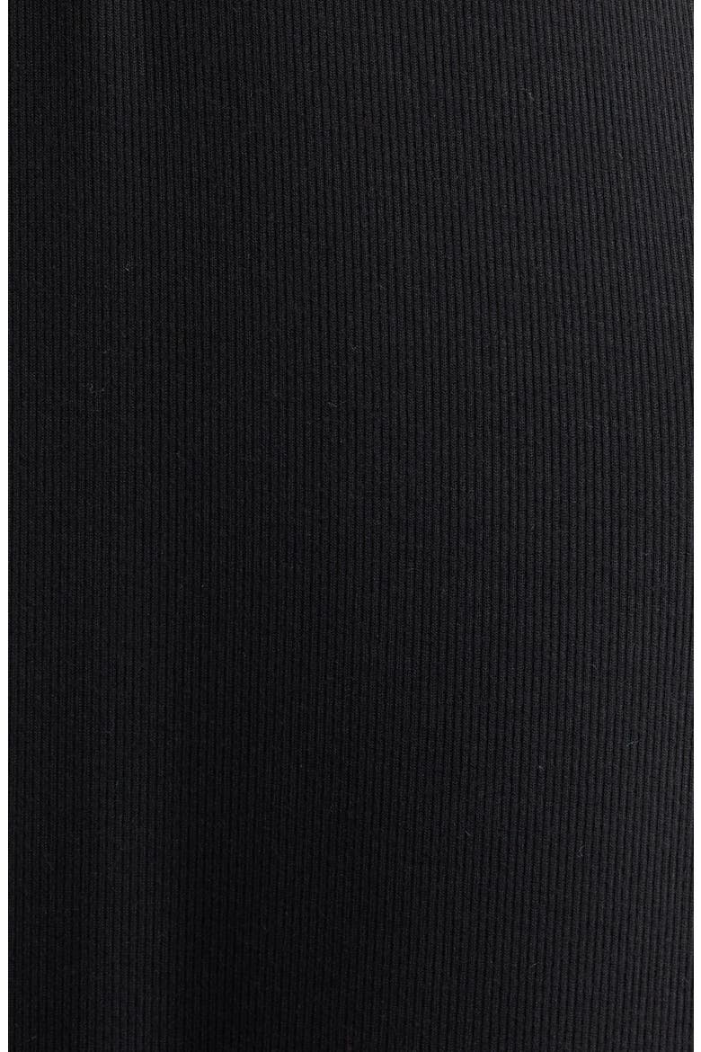 Amy Rib Cover-Up Dress, Alternate, color, BLACK