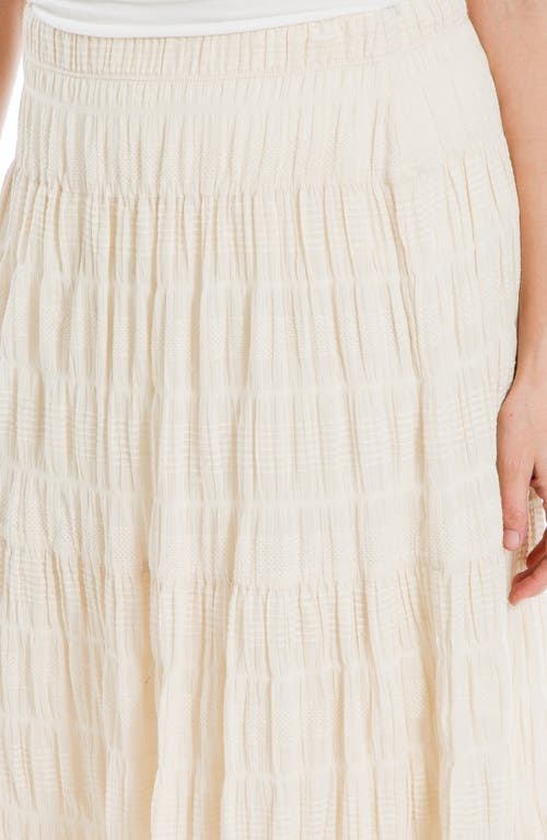 Max Studio Textured Midi Skirt