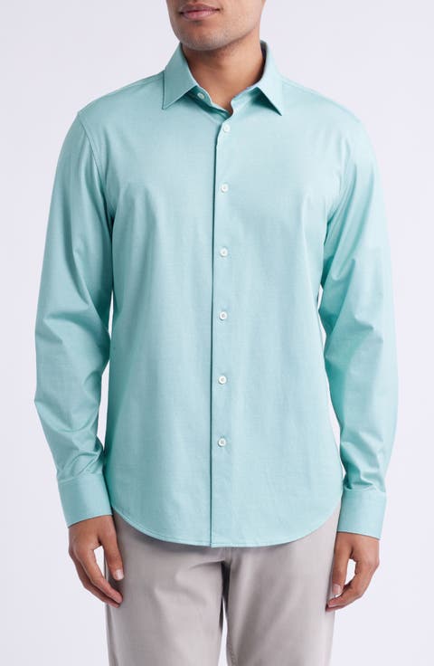 Jimmy OoohCotton® Solid Button-Up Shirt