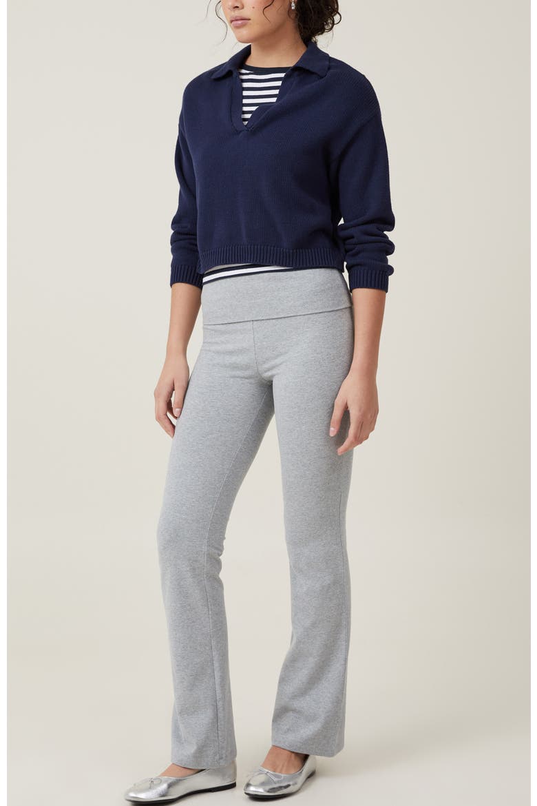Bella Bootleg Pant, Alternate, color, GREY MARLE