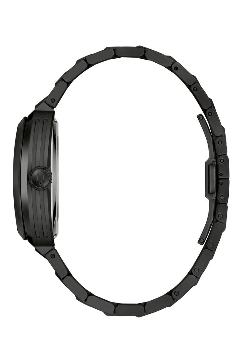 Maquina Rainbow Skeleton Dial Automatic Bracelet Watch, 40mm, Alternate, color, BLACK