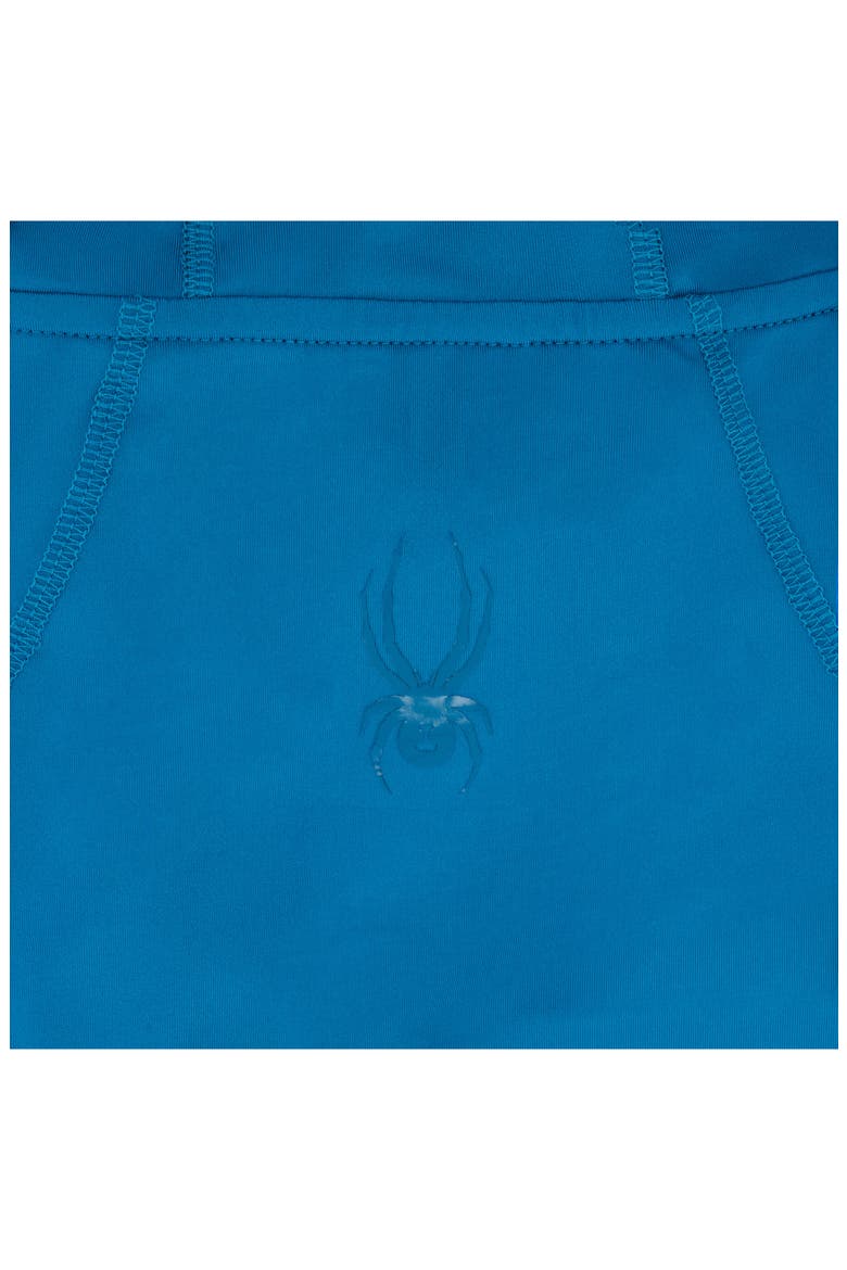 Textured Piecing Long Sleeve Hooded Rashguard, Alternate, color, SWELL