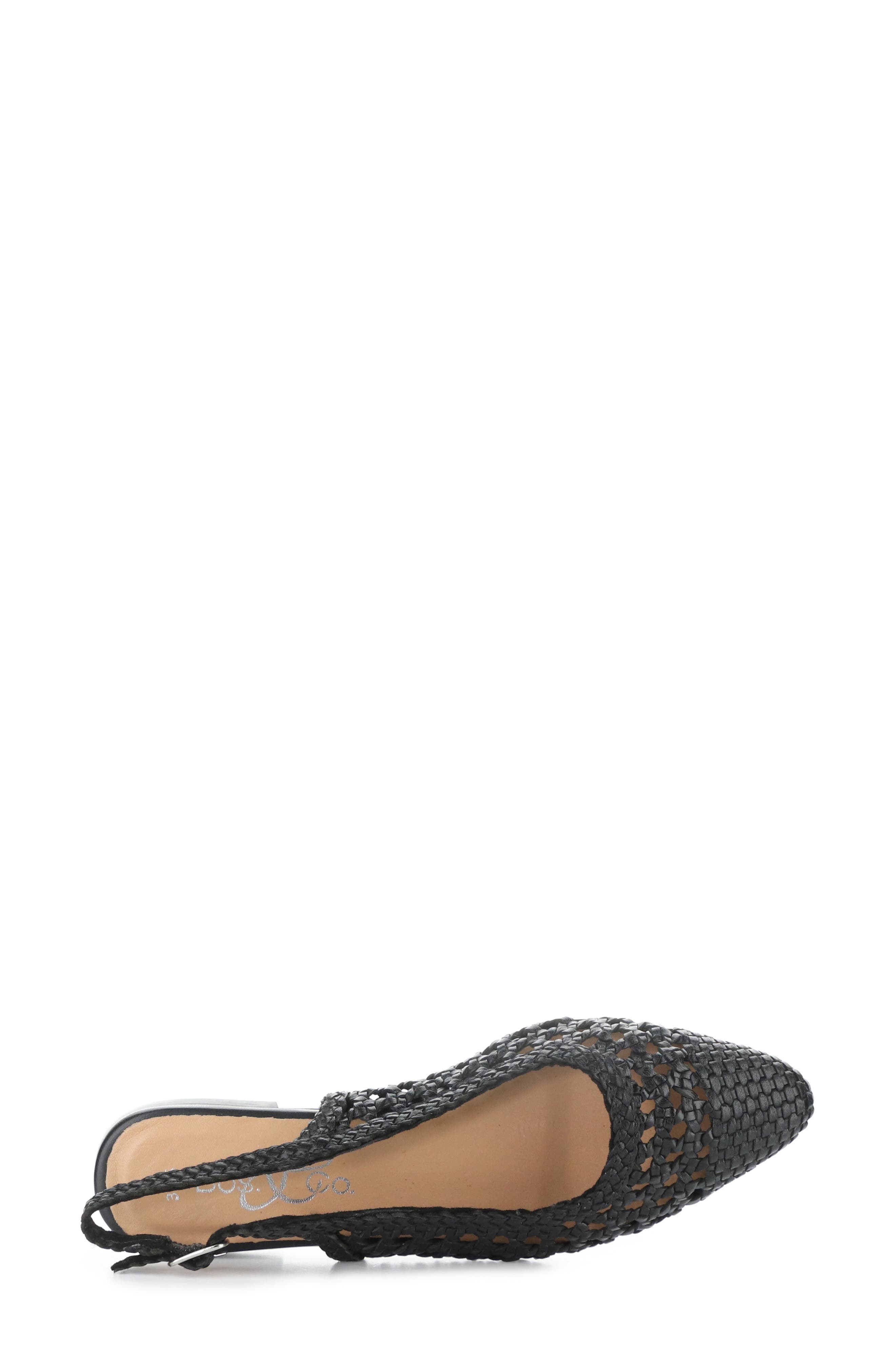 Bos. & Co. Willow Slingback Cap Toe Flat, Alternate, color, 