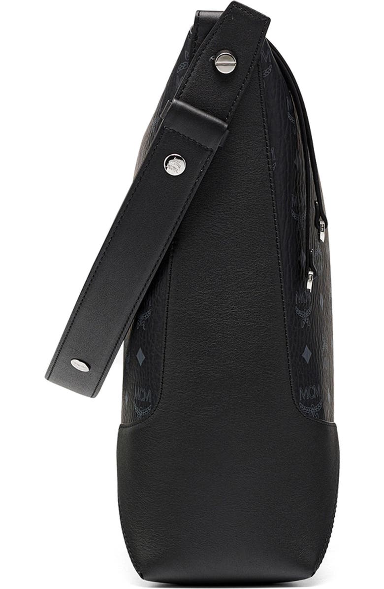 MCM Large Klara Visetos Coated Canvas Hobo Bag, Alternate, color,