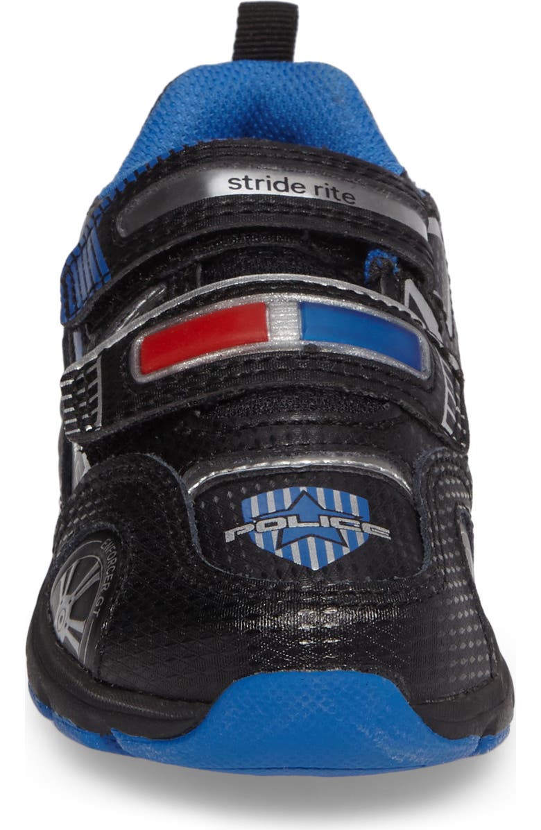 Stride Rite Vroomz Light-Up Police Car Sneaker, Alternate, color,