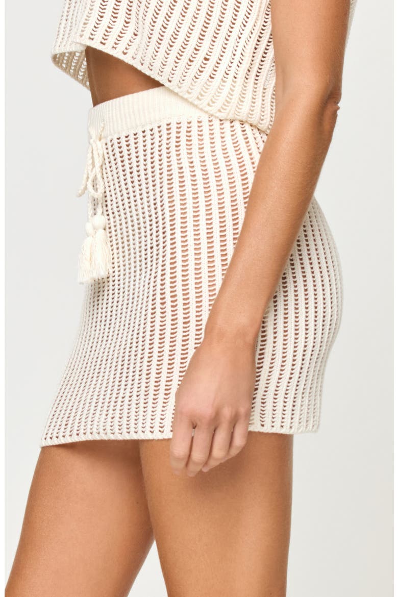 Sandar Cotton Cover-Up Skirt, Alternate, color, CREAM