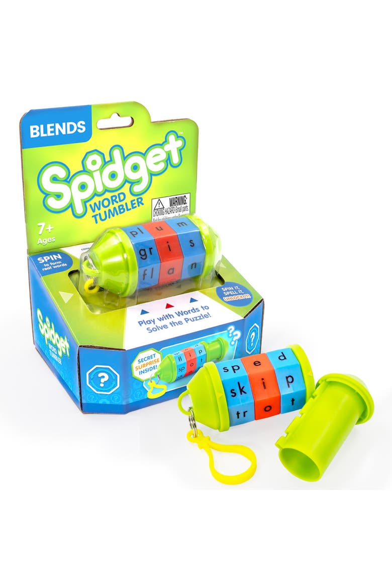 Spidget Word Tumbler, Main, color, Multicolored