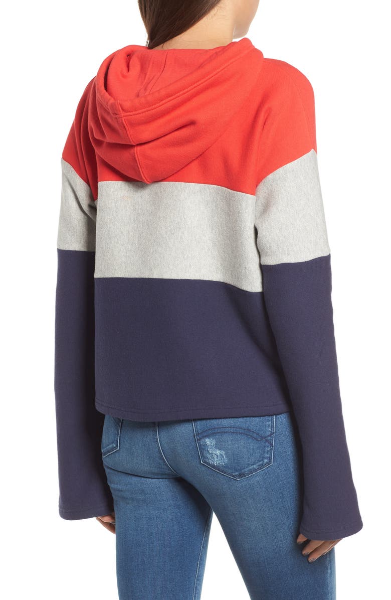 Champion Colorblock Hoodie, Alternate, color, 