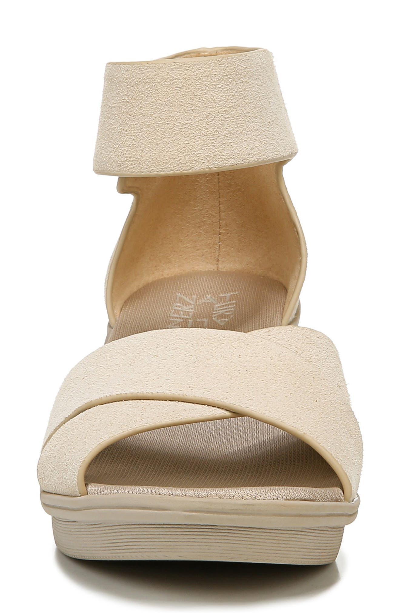 Riviera Wedge Sandal, Alternate, color, PORCELAIN SUEDE