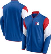 FANATICS Men's Fanatics Branded Royal Philadelphia 76ers League Best Performance Full-Zip Jacket