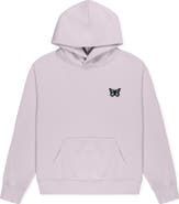 Dalix Butterfly Relaxed Midweight Fleece Pullover Hoodie