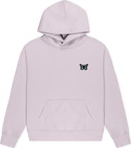 Dalix Butterfly Relaxed Midweight Fleece Pullover Hoodie