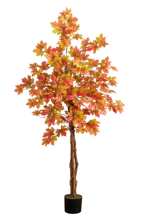5-Foot Autumn Deluxe Maple Artificial Tree