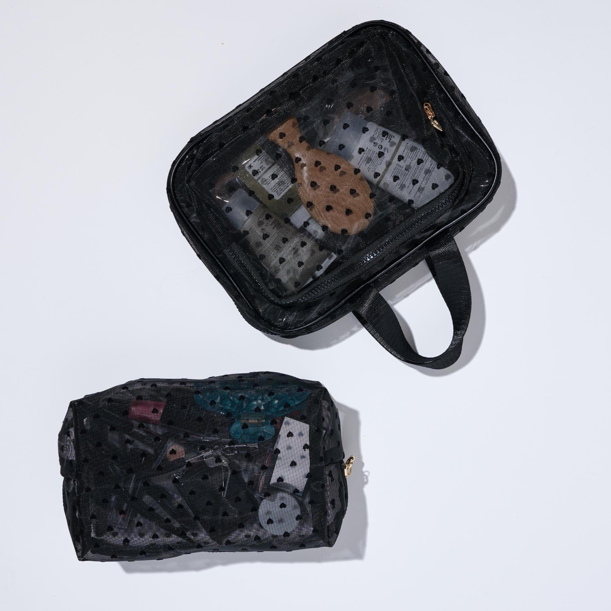 URBAN EXPRESSIONS HANDBAGS Kiss & Carry Travel Organizer, Alternate, color, Black