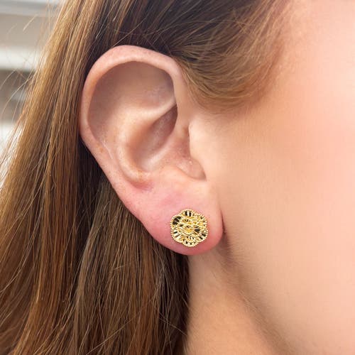 The Lovery Fine Jewelry Gold Rose Stud Earrings In Gold