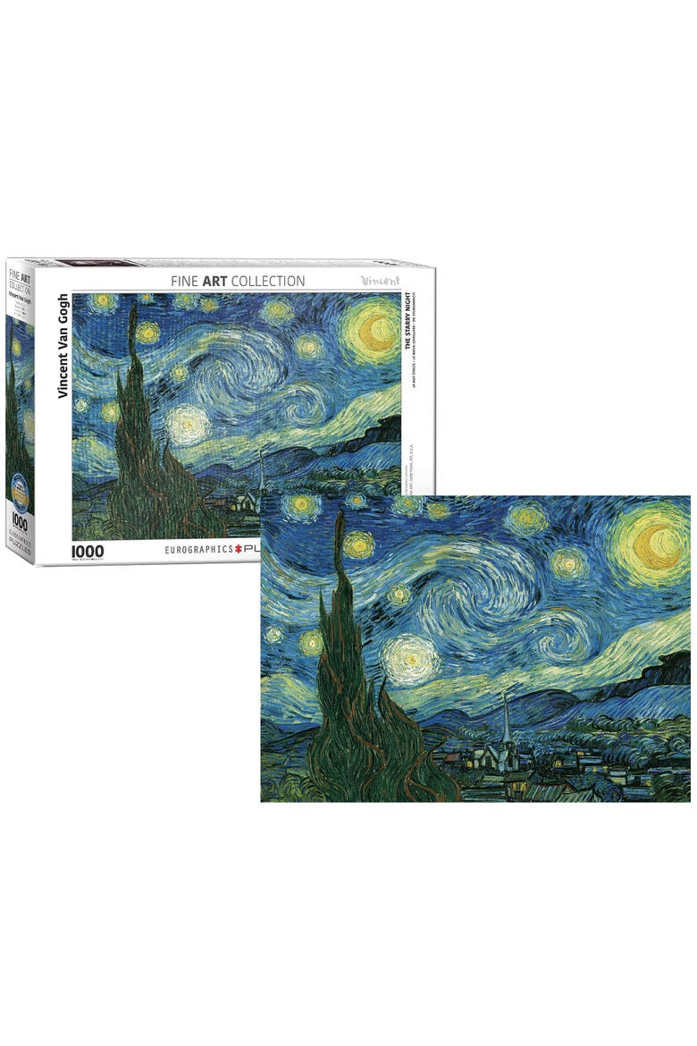 Starry Night By Vincent Van Gogh 1000 Piece Puzzle | Nordstrom