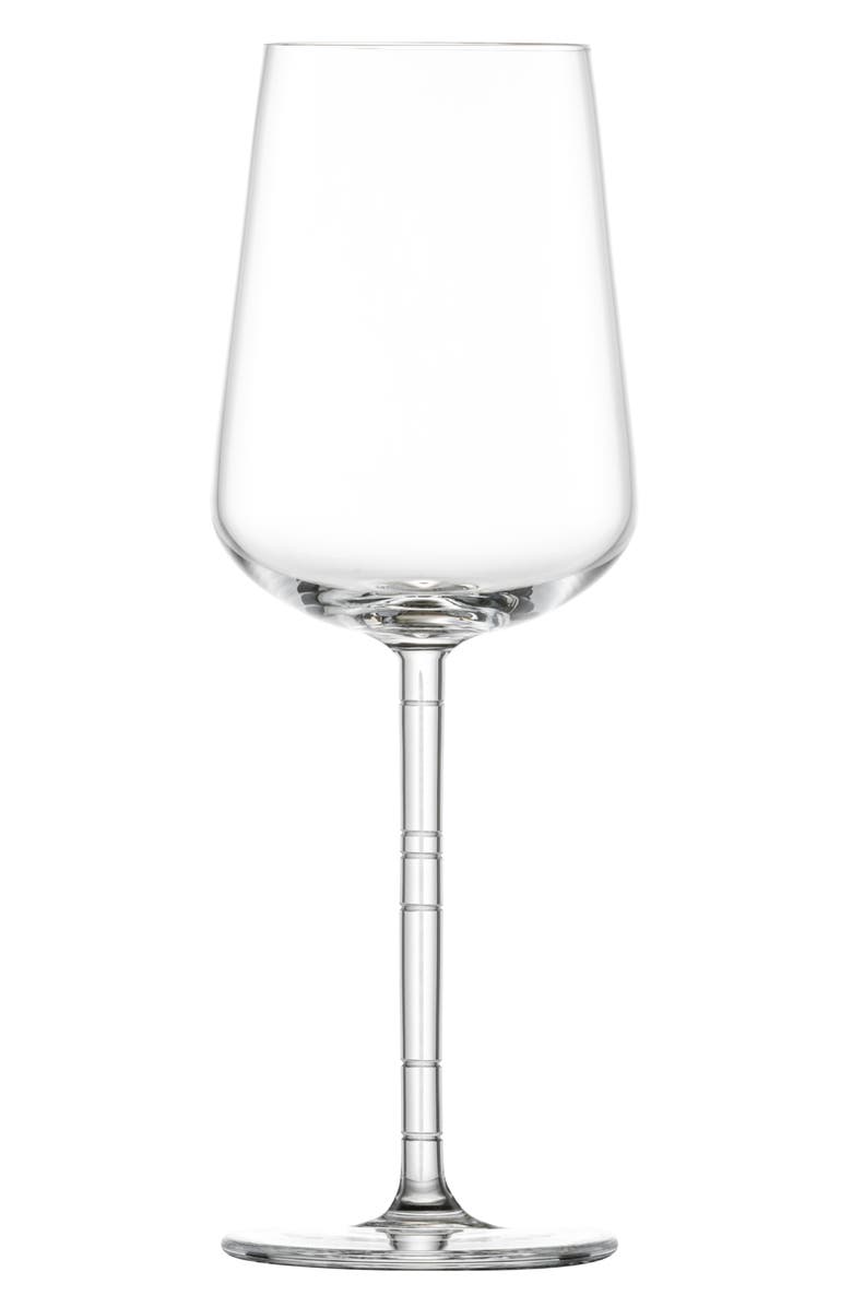 Fortessa Journey Set of 6 White Wine Glasses, Alternate, color, Clear