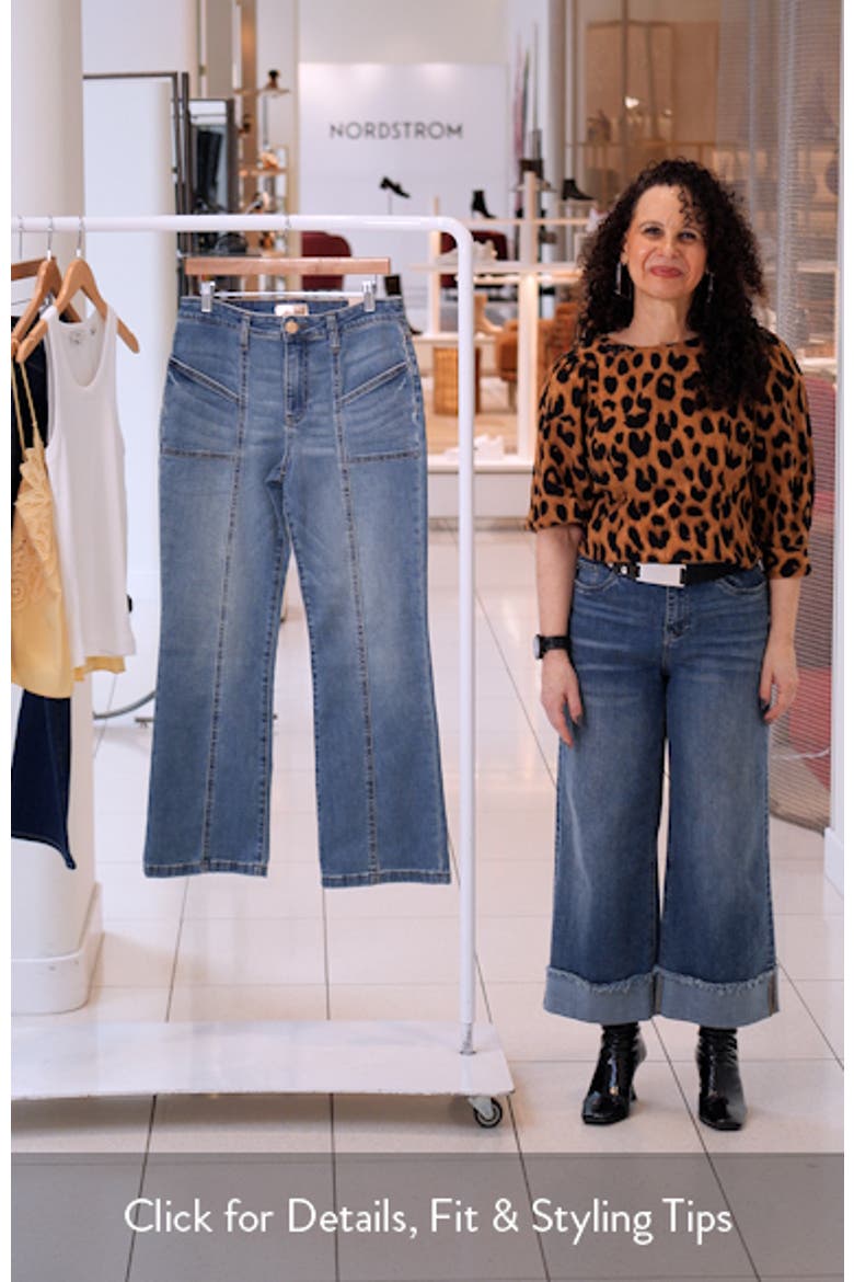 Kelsey Seamed High Waist Kick Flare Jeans video