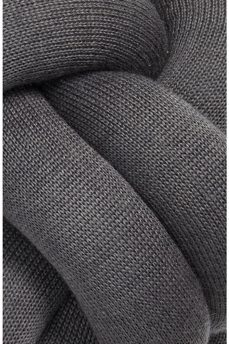 Design Store Knot Cushion, Alternate, color, GRAY