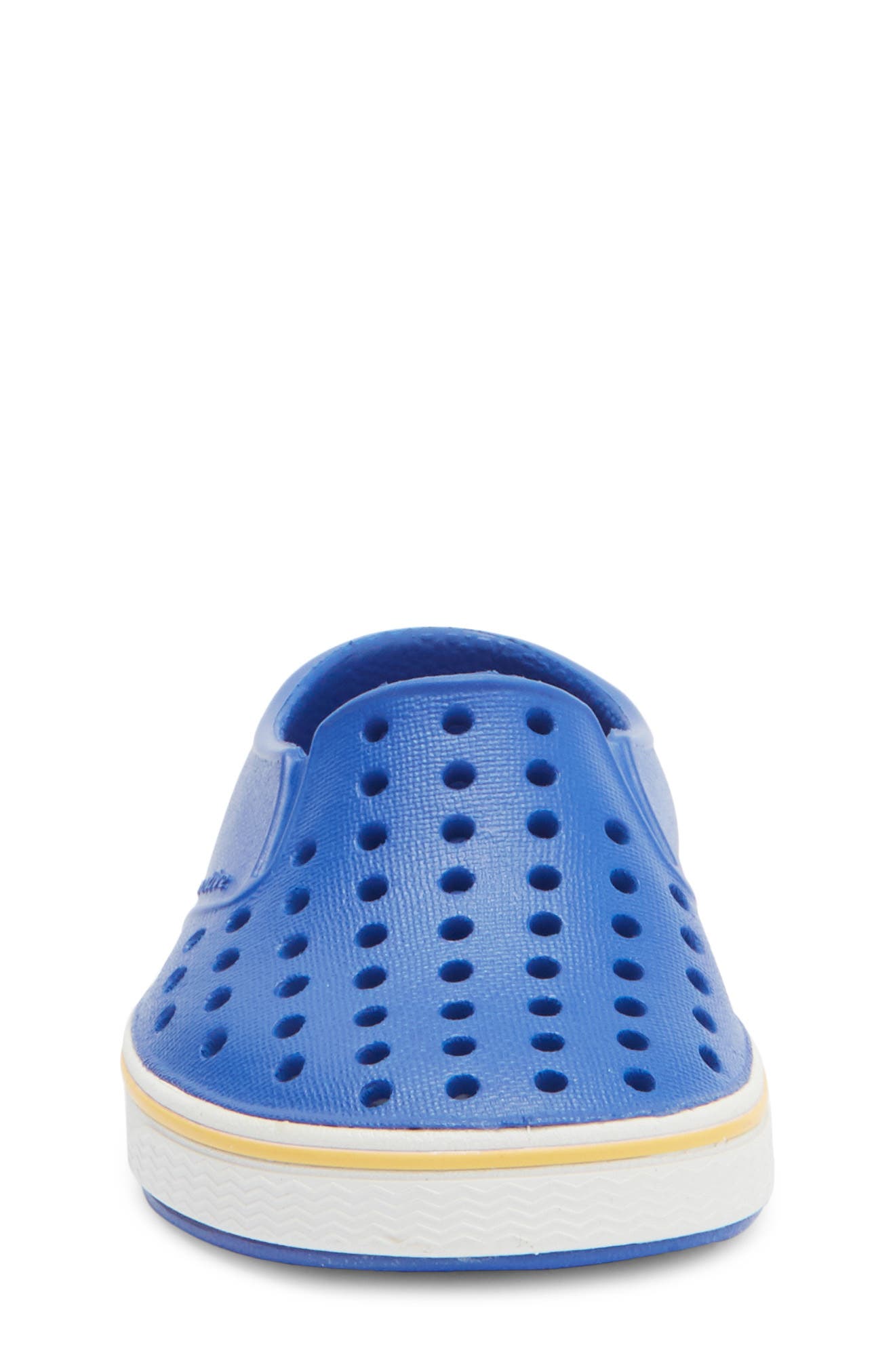 Native Shoes Kids' Miles Water Friendly Slip-On Sneaker, Alternate, color, Uv Blue/ Shell White