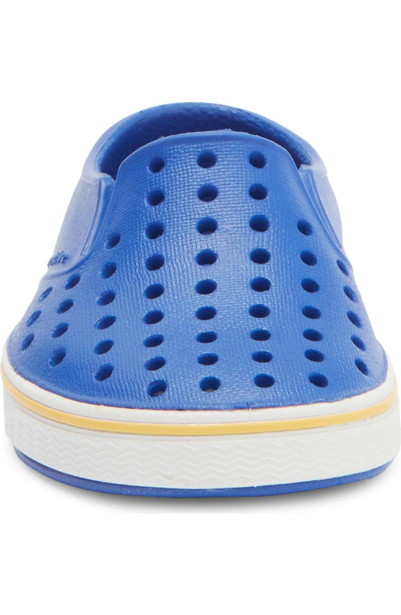 Native Shoes Kids' Miles Water Friendly Slip-On Sneaker, Alternate, color, Uv Blue/ Shell White