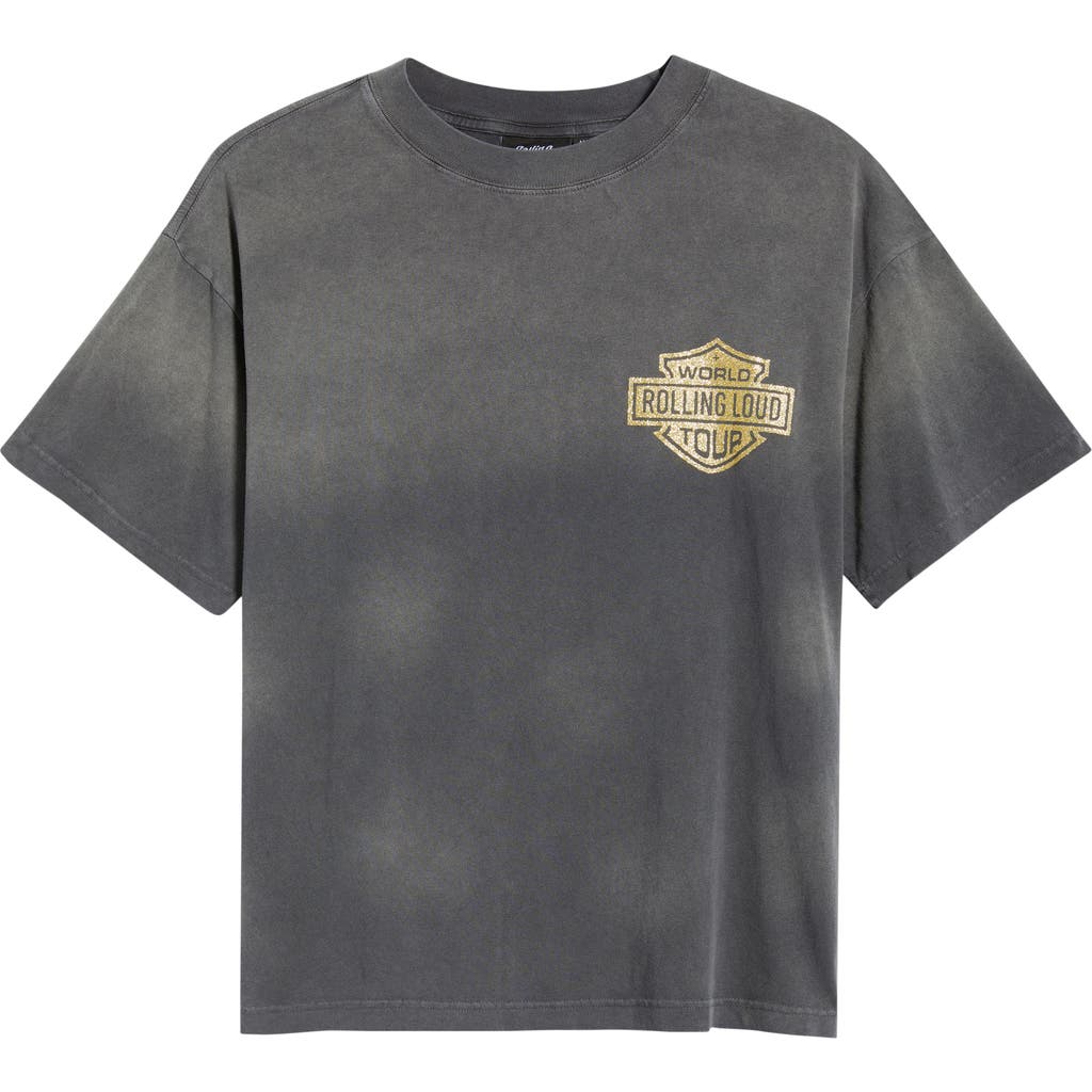 Rolling Loud Loud Crew Graphic T-shirt In Black