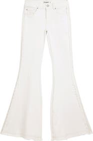 Desigual Embroidered Trim Flare Jeans