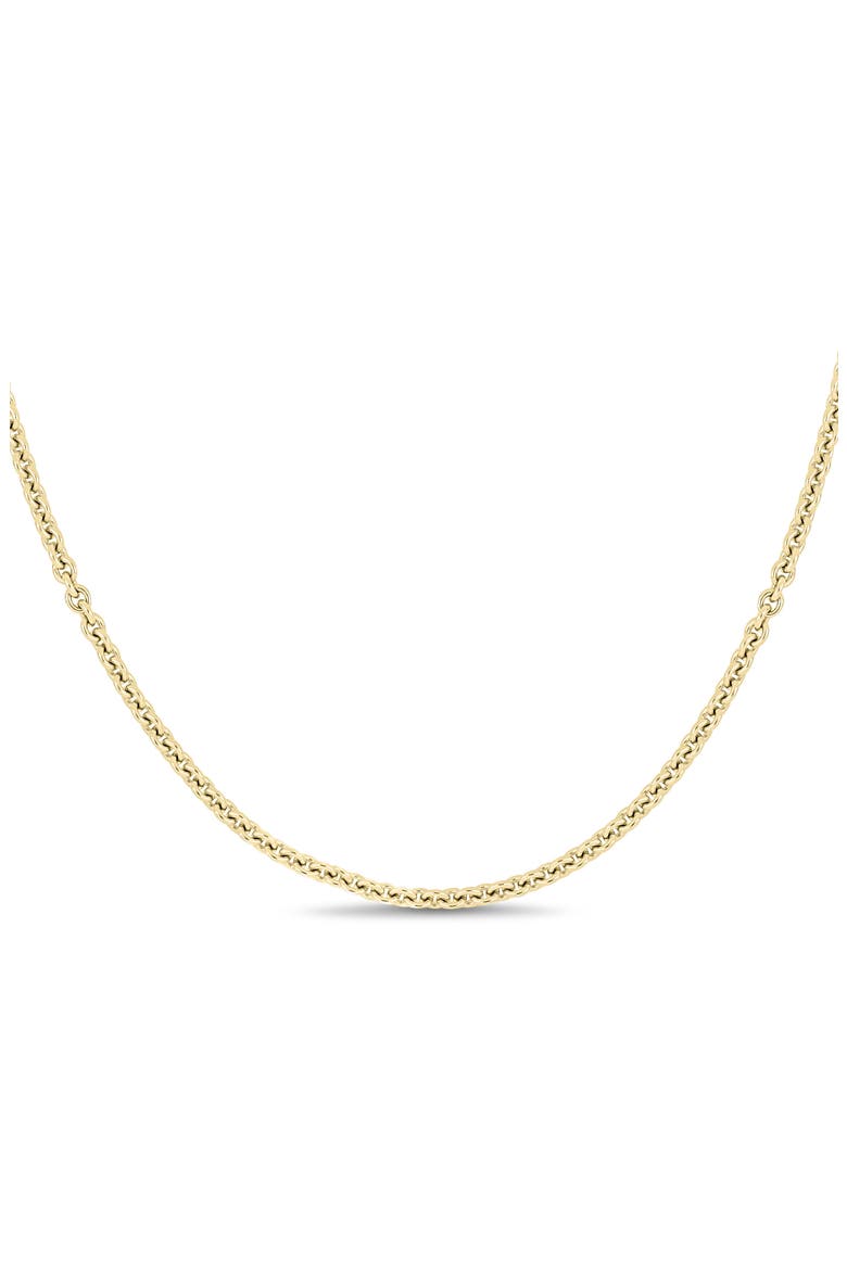 14K Gold Cable Chain Necklace, Alternate, color, 14K YELLOW GOLD