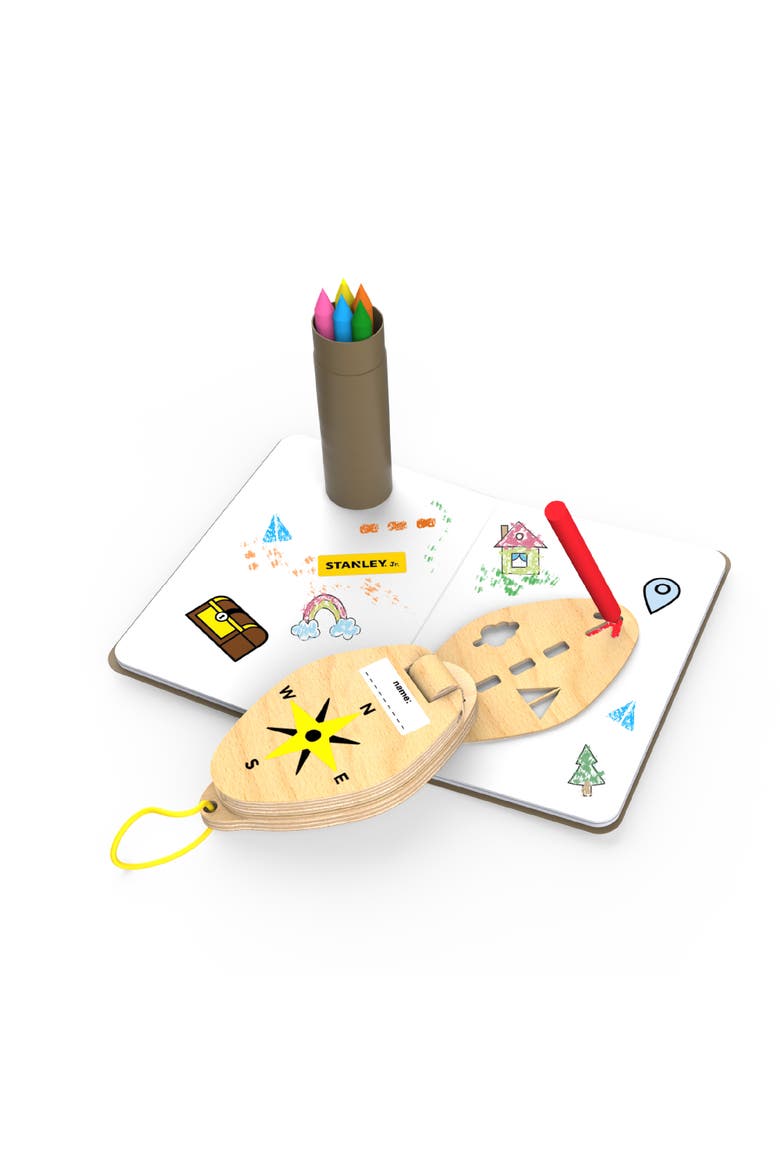 Wood Compass Kit, Alternate, color, Multi color