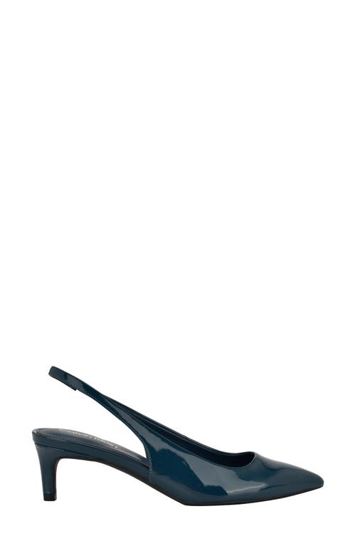 Calvin Klein Dainty Kitten Heel Pointed Toe Slingback Pump