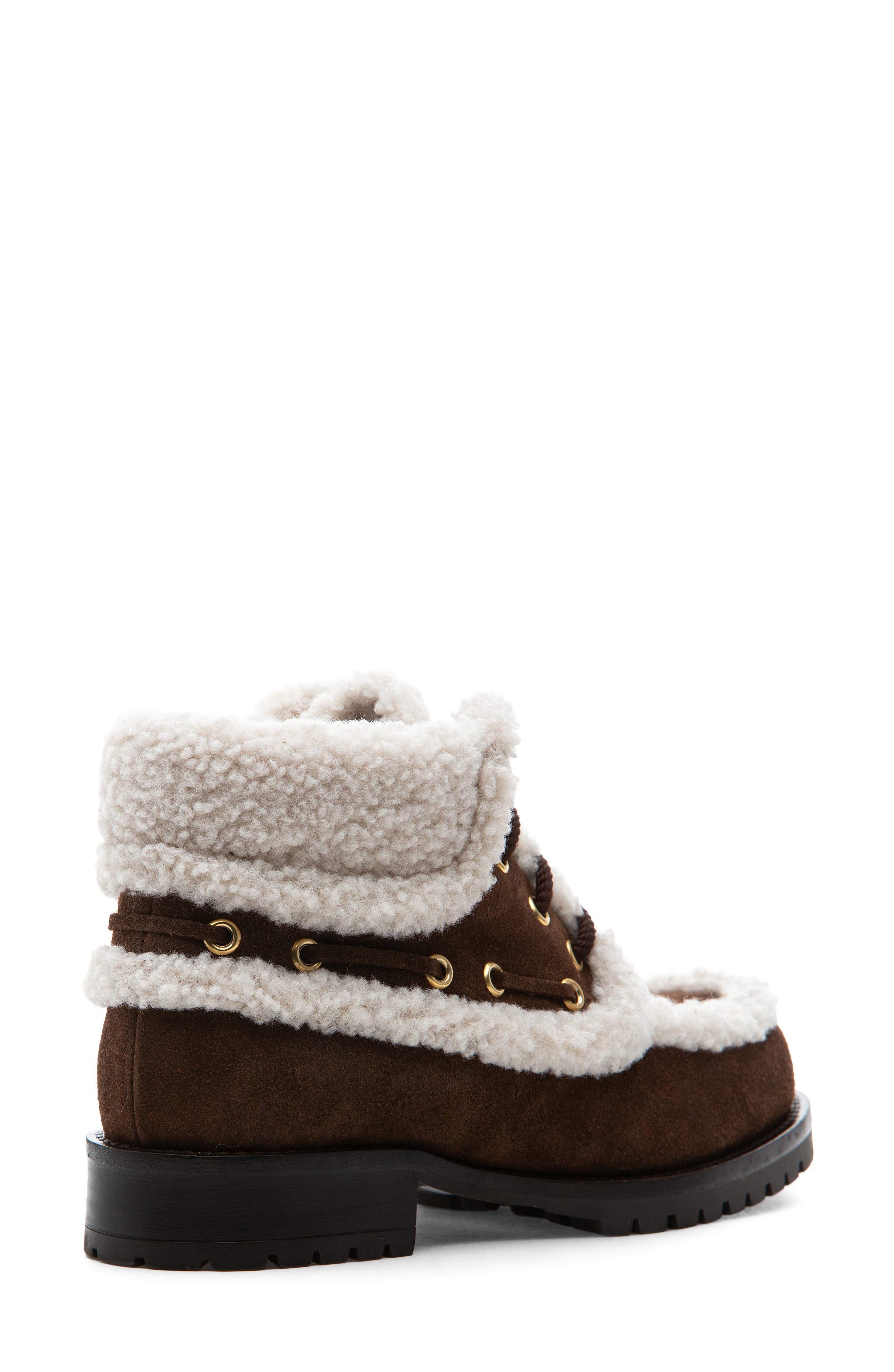 Zoe Faux Fur Trim Boot, Alternate, color, TAN