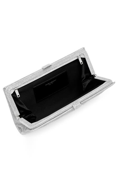 Stuart Weitzman The Vip Clutch In Silver