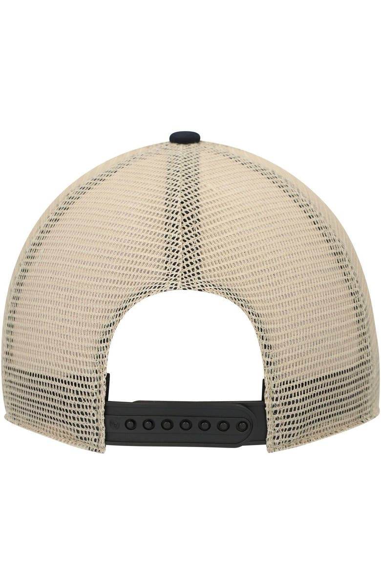 '47 Men's '47 Black/Natural New Orleans Saints Four Stroke Clean Up Snapback Hat, Alternate, color, 